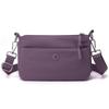 Women's Bag Solid Color Shoulder Bag Multi-Compartment Crossbody Bag