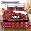 Clube Atlético Paranaense Pattern Bedding Set Quilt Cover Pillowcase Home Decor Gift (1 * duvet cover + 2 * pillowcase, without co