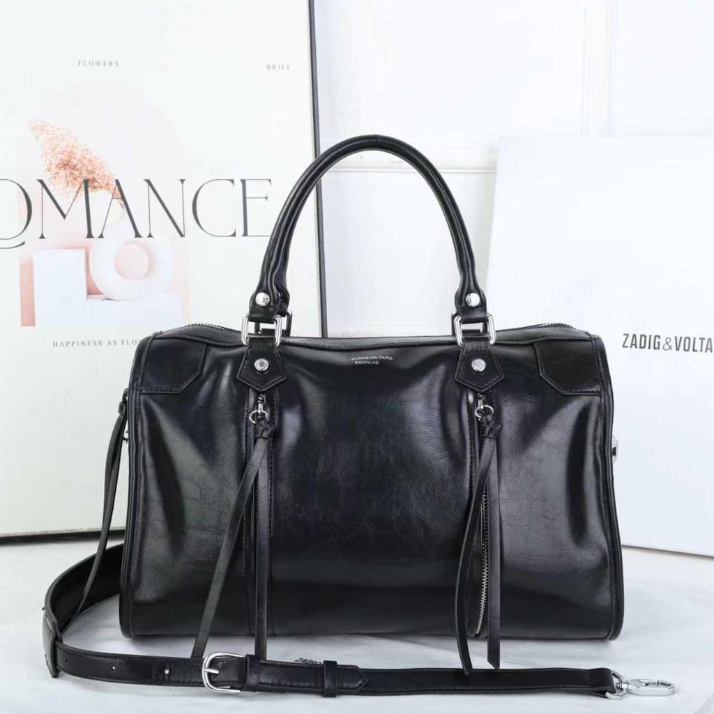 2025 ZV Fashion Women's Studded Boston Crossbody Handbag