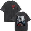 2026 Korn Tour 2026 Koszulka Vintage Sprana Merch Prezenty dla Fanów Koszulki Zespołu Metalowego Gotyckiego Rockowego Męskie Damskie Codzienne Luźne Koszulki z Krótkim Rękawem