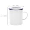 EXCEART Enamel Measuring Cup, Wear-Resistant, Simple Design, for Kitchen and Laboratory Use