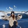 New lazy wind fluffy fox fur coat loose and versatile fashion medium and long imitation fur coat women