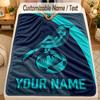 Flannel BlanketNorwich City Custom Name Text Personalized Soft Warm Throw Blanket Home Decor Gift