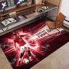 Tappeto Personalizzato Cristiano Ronaldo Modello Stampa Nome Testo Morbido Antiscivolo Tappeto per Pavimento per Decorazione Interna Casa