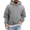 Men's Casual Solid-color Long-sleeved Hooded Pullover Hoodie