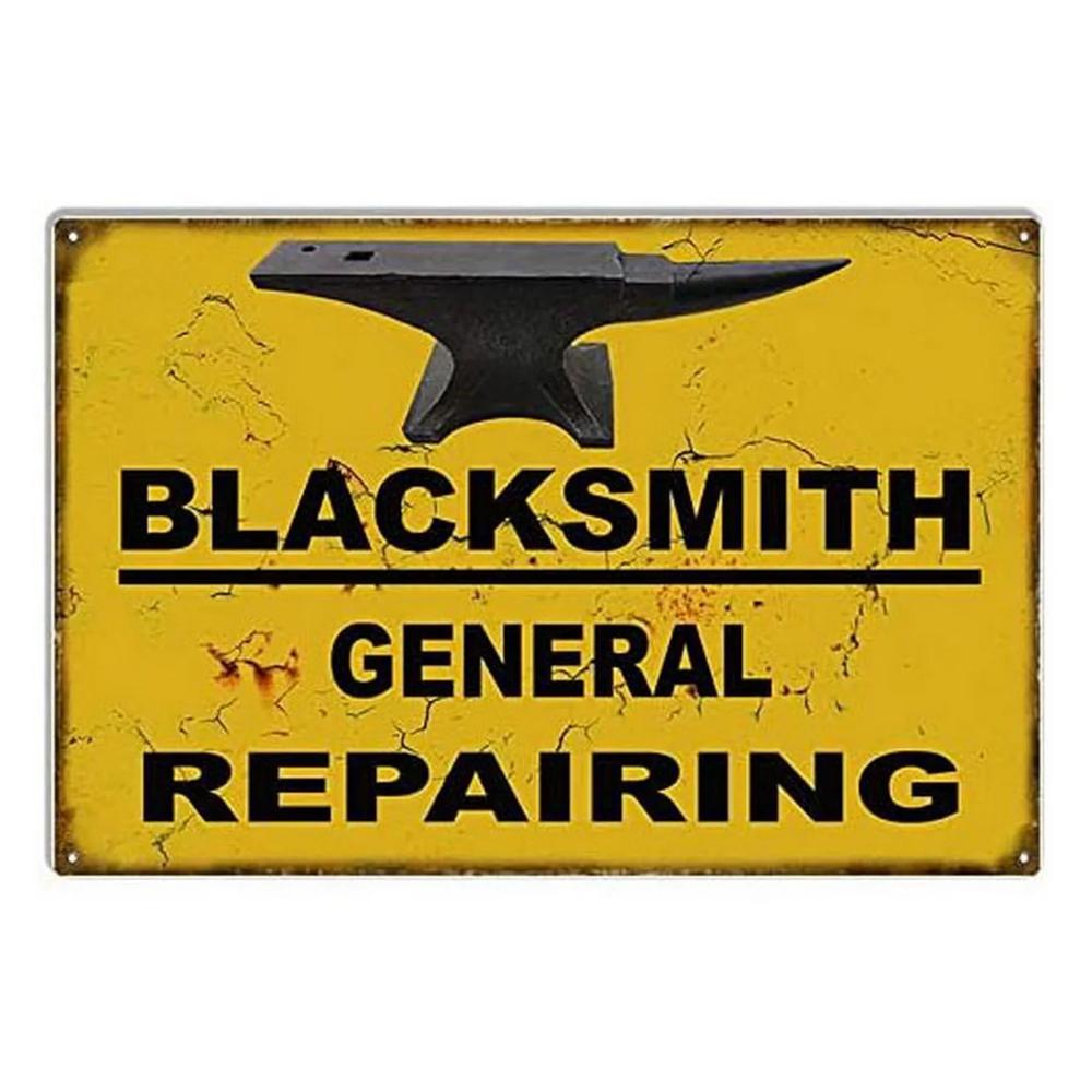 Rostig Skratt Retro Gasolja Metallskylt - Rolig Plakett Dekor - Bar/Pub/Garage Väggkonst