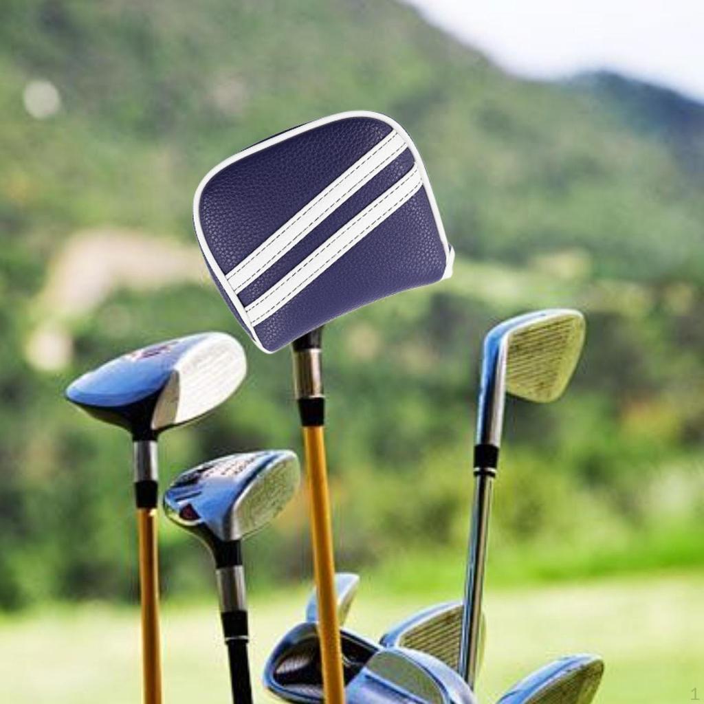 Golf Club Head Cover, PU Leather Headcover, Gift Choice for Adults