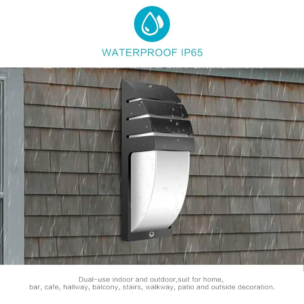 IP65 Porch Garden Wall Lamp Sconce Balcony Terrace Decoration Lighting Lamp LED Wall Light Outdoor Waterproof
