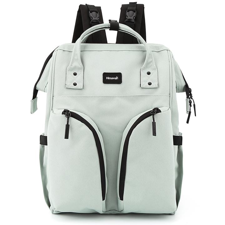 Himawari Square Bag Unisex Multi-Storage Waterproof Backpack For Ipad/Laptop No.1208