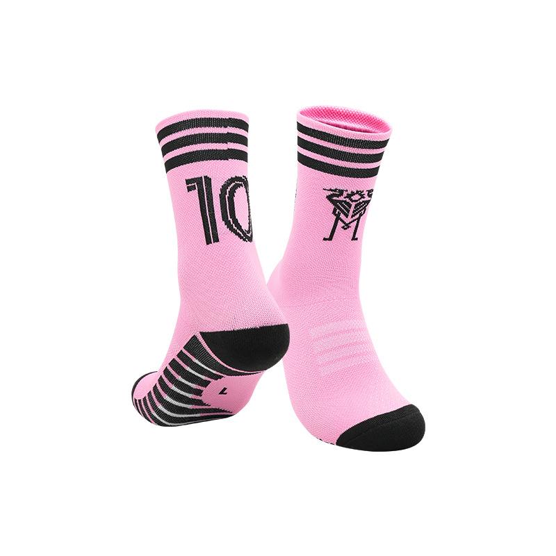 

Men S Professional Football Socks Men S Non-Slip Actual Combat Training Towel Bottom Word Count Medium Tube Casual Sports Socks l size (shoe size 39-44)