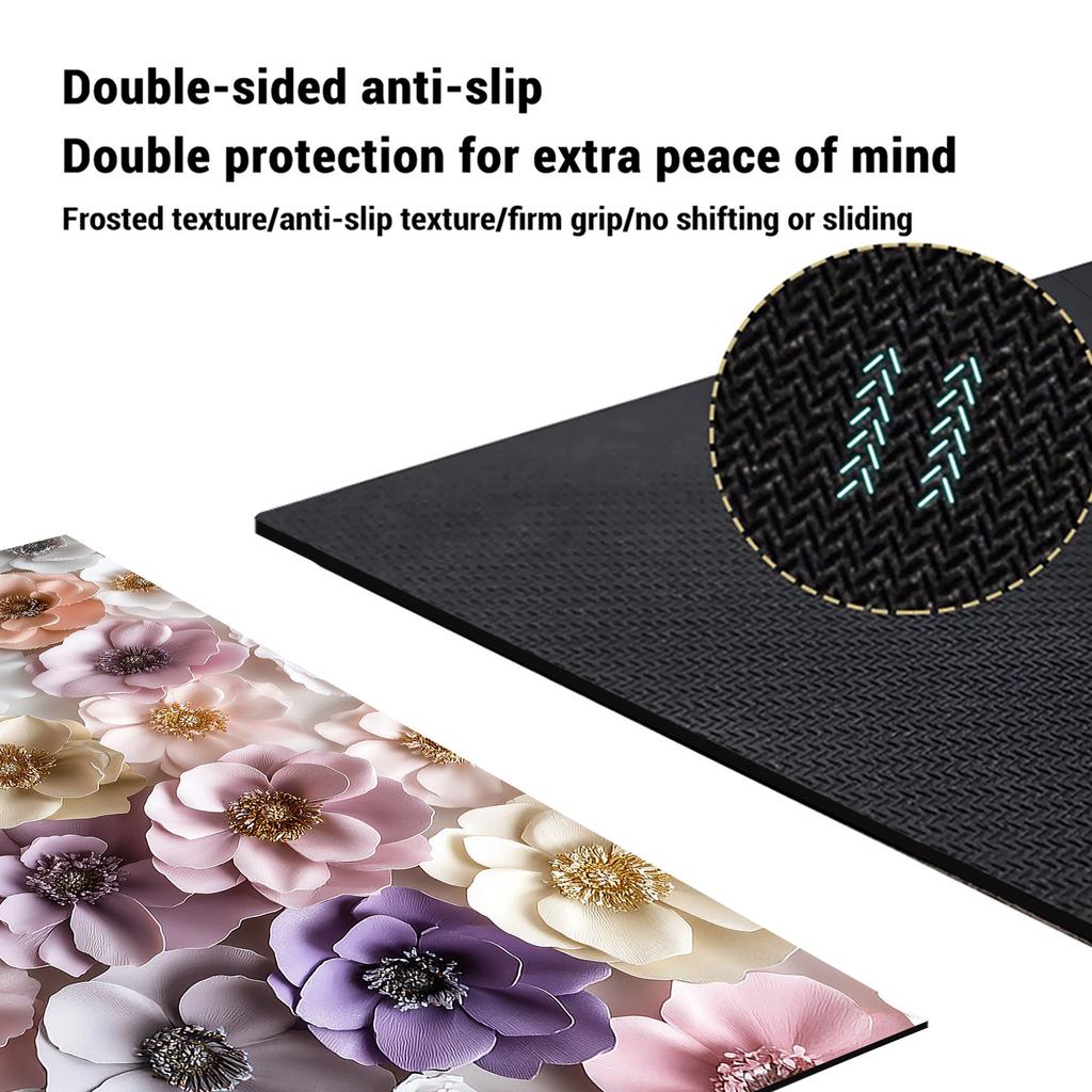 Luxury Bathroom Bath Mat Absorbent Non-slip Shower Foot Mats Quick Dry Toilet Rugs Carpet Doormat Washable