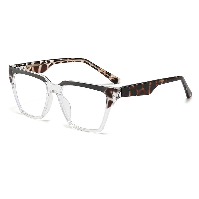 Anti-Blue Light Glasses For Women Pc Core Legs Fashion Retro Plate Color Flat Mirror Can Be Equipped With Mirror 5718