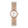 New York Monroe Three-Hand Pearl Gold-Tone Stainless Steel Watch
