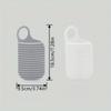 Compact Foldable Mini Washboard - Non-Slip, Soft Rubber for Travel & Home Use, Portable Laundry Board, Laundry Storage & Organization