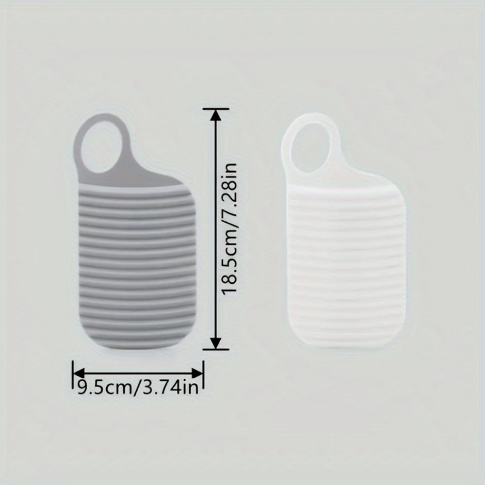 Compact Foldable Mini Washboard - Non-Slip, Soft Rubber for Travel & Home Use, Portable Laundry Board, Laundry Storage & Organization