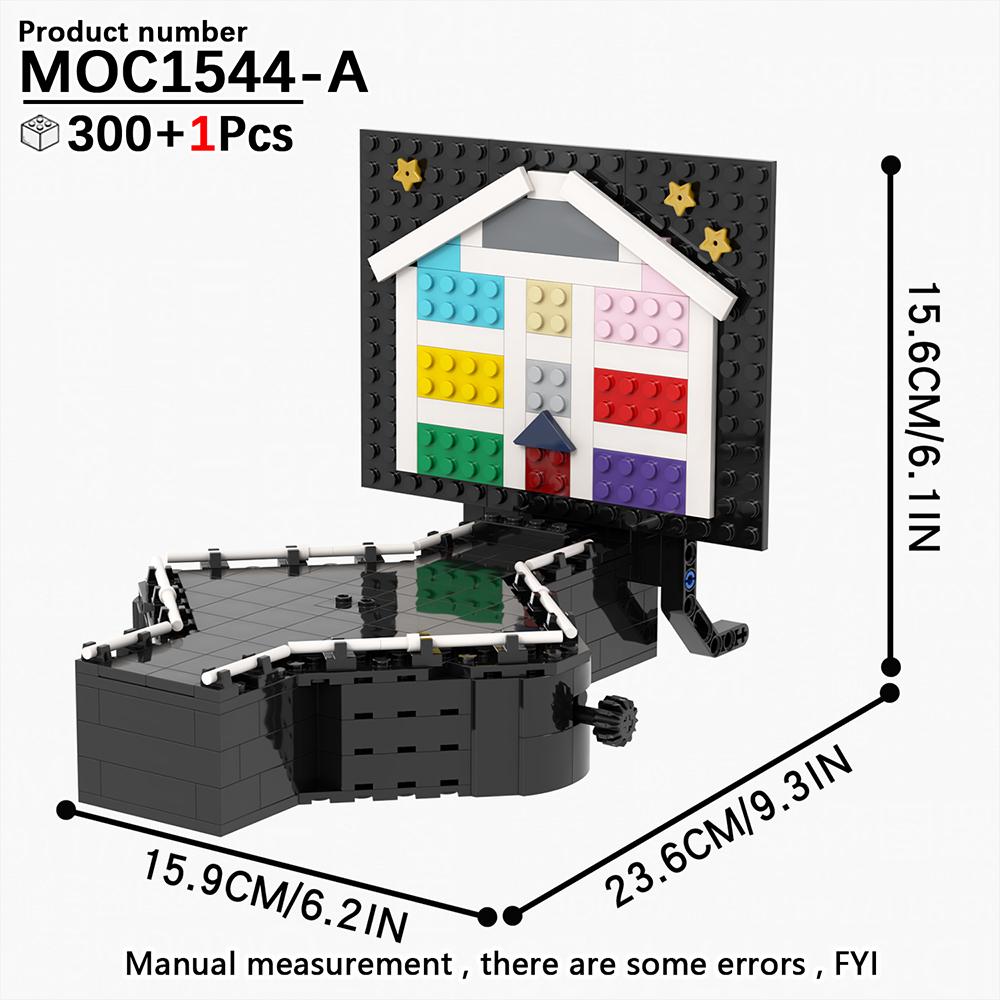 MOOXI Taylor MOC Steine The Eras Tour Modell Bausteine Berühmte Sängerin Taylor LG1015 Actionfiguren Set Erwachsene Kinderspielzeug Geschenk
