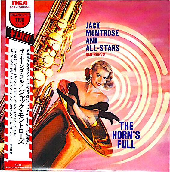 LP Record JACK MONTROSE Horns Full RGP1066 RCA CAMDEN 1973 Japan Jazz Used