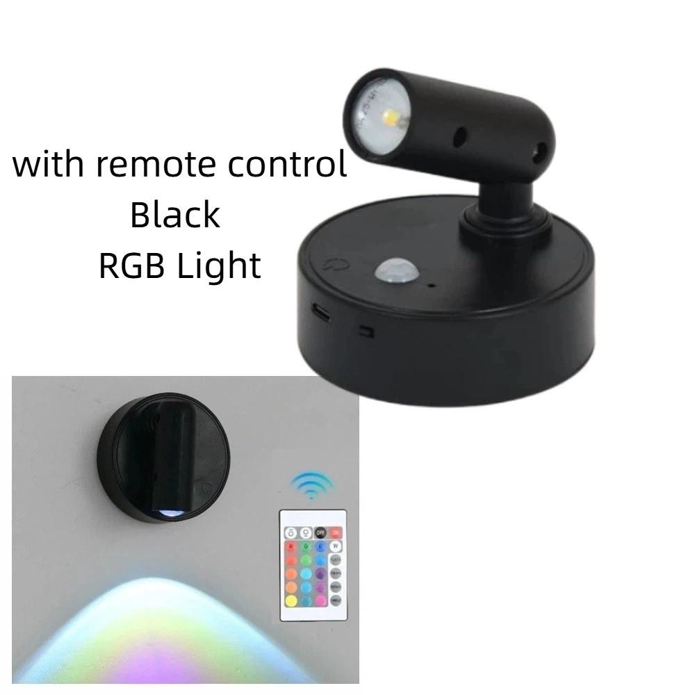 Wireless LED Wall Sconces Light 0.5W Dimmable LED Cordless Wall Light Touch Sensor Adjustable Brightness Magnetic Wall Lamp