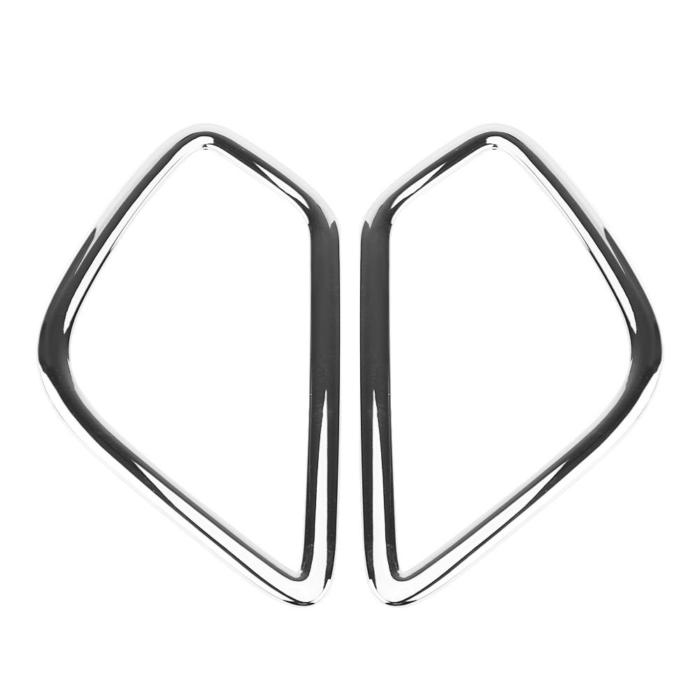 2Pcs Chrome Rear Tail Fog Light Lamp Cover Trim for Mitsubishi Eclipse Cross 2017 2018