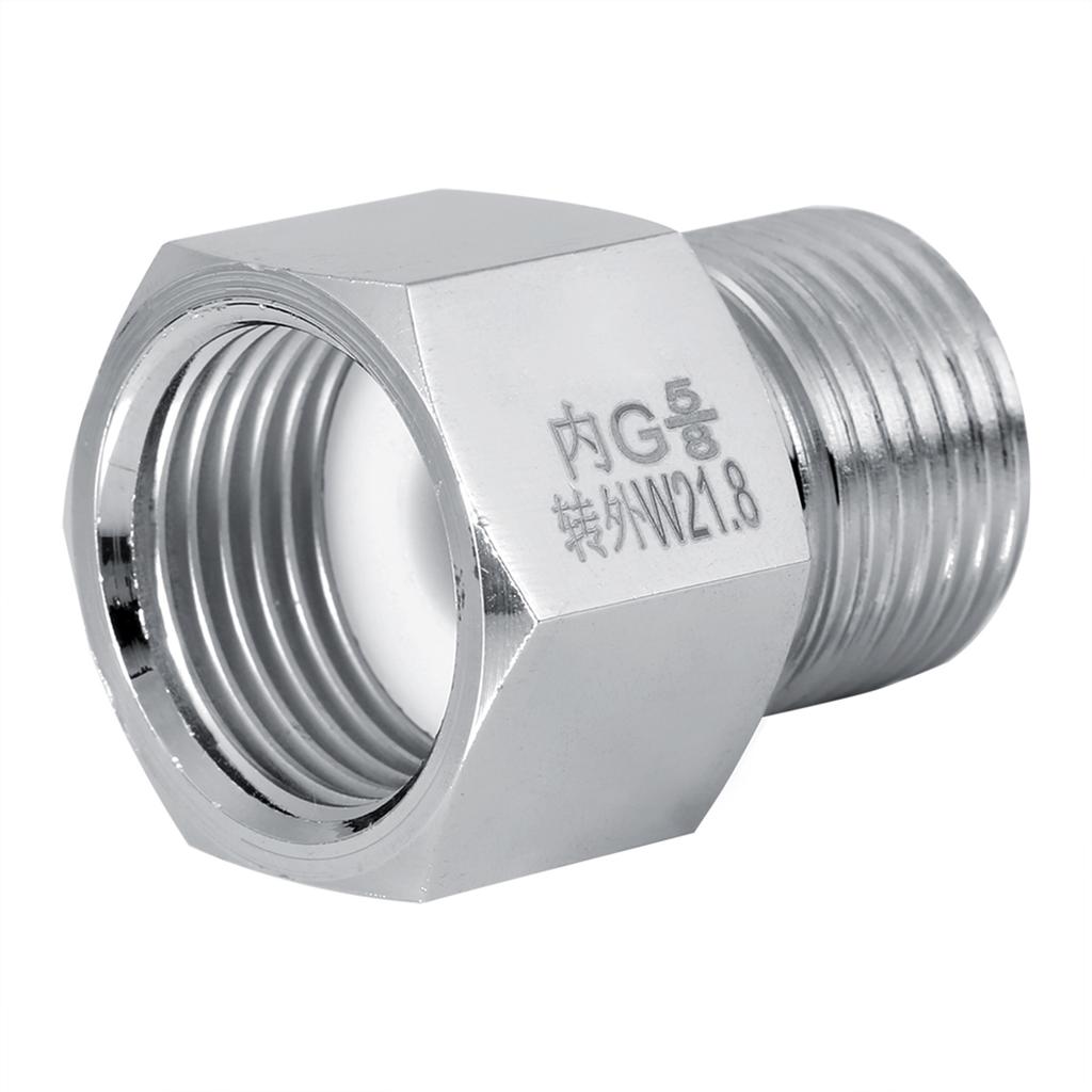 Sylinderadapter Kobling Konverter for Akvarium CO2 Regulator Hun G5/8 til Hann W21.8