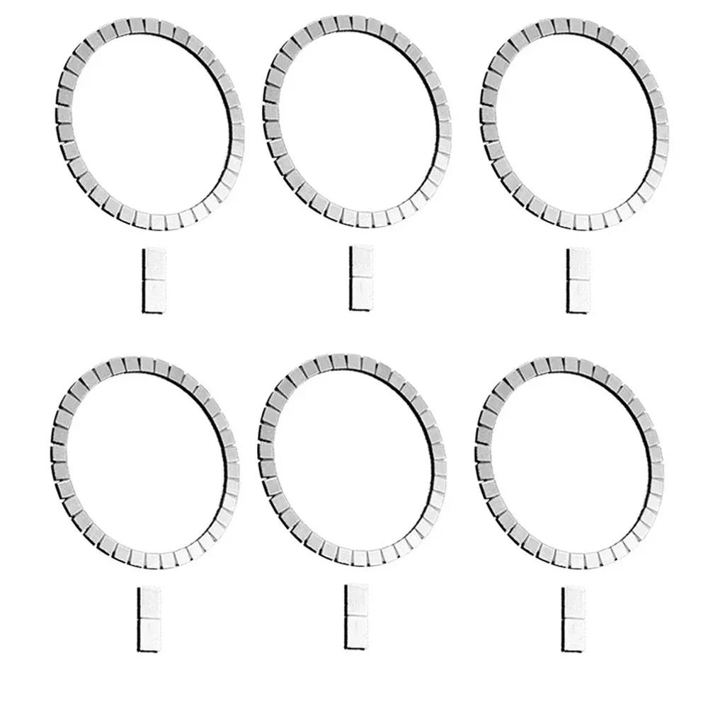 Magnetic Metal Plate Sheet Universal Circle Ring Sticker Compatible MagSafe Wireless Charging Car Phone Mount For iPhone 15