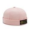 Fashion Solid Color Brimless Cap Vintage Punk Skullcap Casual Hip Hop Hat Spring Summer