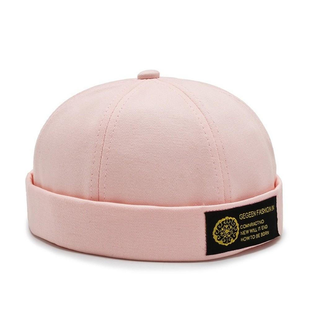Fashion Solid Color Brimless Cap Vintage Punk Skullcap Casual Hip Hop Hat Spring Summer