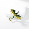1PC Jewelry Gorgeous Brooch Gift Dragon Design Shining Pin Luxury Rhinestones Fashion Clothing Accessories Cool Multicolor