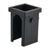 Black Diameter Plastic Square Tube Sleeve Easy To Use And Install