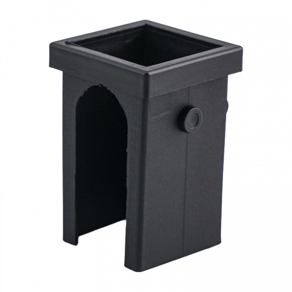 Black Diameter Plastic Square Tube Sleeve Easy To Use And Install