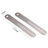 2 Guitar Frets for Fretboard Replacement Protective Spacers Stainless Steel Sheets Suitable for Electric Guitars, Basses, and Ukuleles