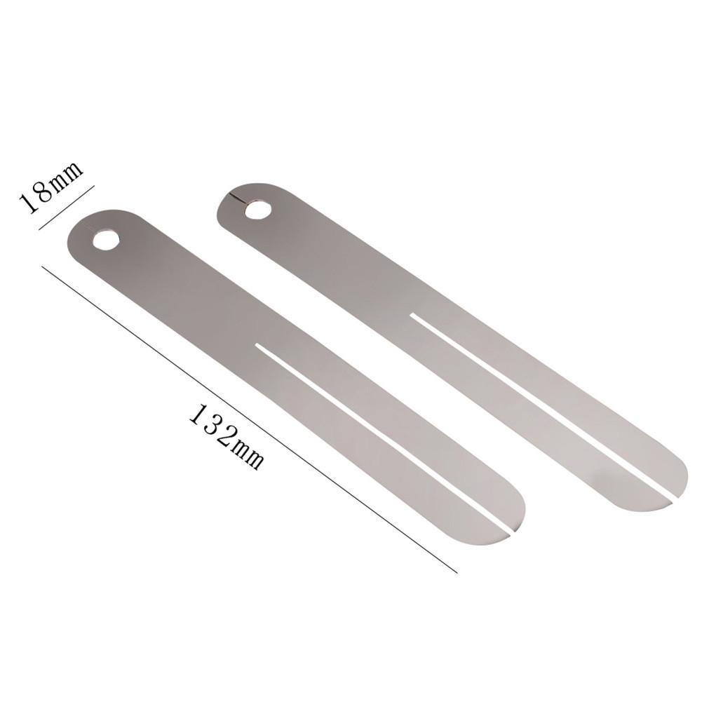2 Guitar Frets for Fretboard Replacement Protective Spacers Stainless Steel Sheets Suitable for Electric Guitars, Basses, and Ukuleles