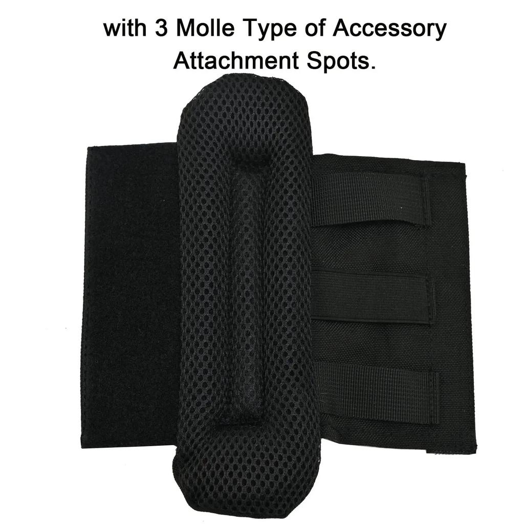 1PC Shoulder Strap Pad Detachable Comfortable Backpack Strap Pads Breathable Waterproof Tactical Weighted Vests Cushioned Pads