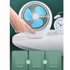 USB Fan Quiet Operation 3Speeds Quiet Operation USB Rechargeable for Home and Office Powerful Cooling