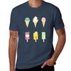 Ice Cream Selection Tshirt Modern Print Casual Tshirt