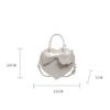 Trendy Love Shaped Small Handbag Butterfly Knot Single Shoulder Bags Fashion Versatile Heart Pendant Crossbody Bag CLE