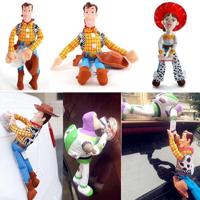 Funny 3d Toy Story Woody And Buzz Car Doll Soft Plush Toy Perfect For Collectors Or As A Gift High Quality Material