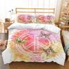 Geometric Shape Quilt Cover Pillowcase Two Three Piece Set Polyester Home Textile Kit 3D Digital Printing