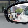 Car Small Round Mirrors Blind Spot Rear View Mirror Auxiliary Reversing Parking Convex Mirror 360 Degree Adjustable