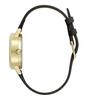 Authorized Distributor Olivia Burton Watch Ladies 24000222 3D Flower Midi Gold Black Leather [OLIVIA BURTON]