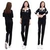 2024 Women's Slim Fit Sports Suit: Fashionable Spring & Autumn Casual Two-Piece Long-Sleeve Sweater Set