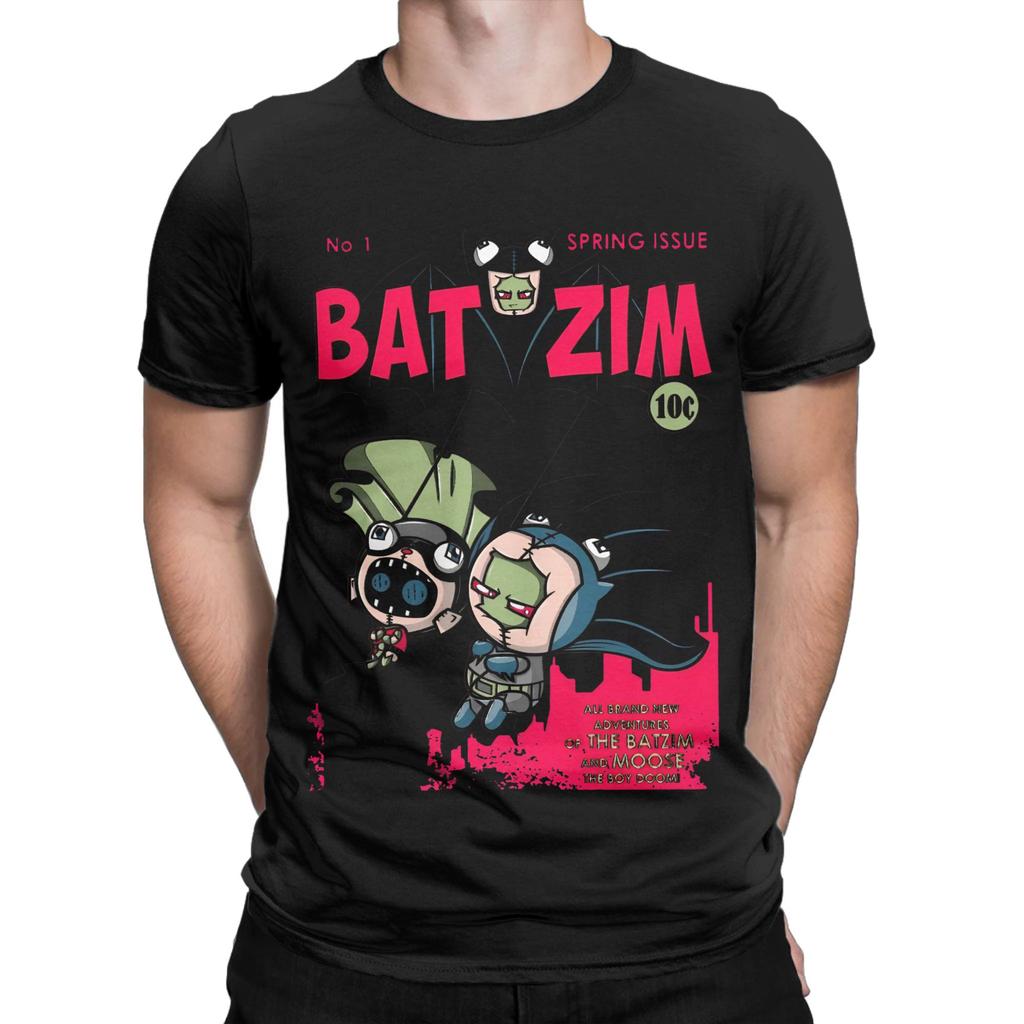 Streetwear T-Shirt Beach Invaders Zims Leisure T Shirts Pure Cotton Tee Shirt for Men Y2K Classic Custom DIY Short Sleeve Tees