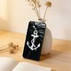 Painting Art Anchor Phone Case For Samsung Galaxy A73,A72,A71,A70,A53,A52,A51,Soft Silicone Black Cover