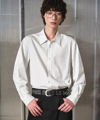 LMOOD Sidogras Silky Cotton Shirt Stripe