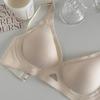 Solid Color Comfortable Zero-Constraint Non-Gaping Women's Underwear Thin Push-Up Wire-Free Bra