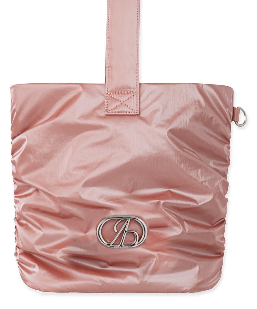 Abeehums Glossy Oval Tote Bag Abh348-707 Pink