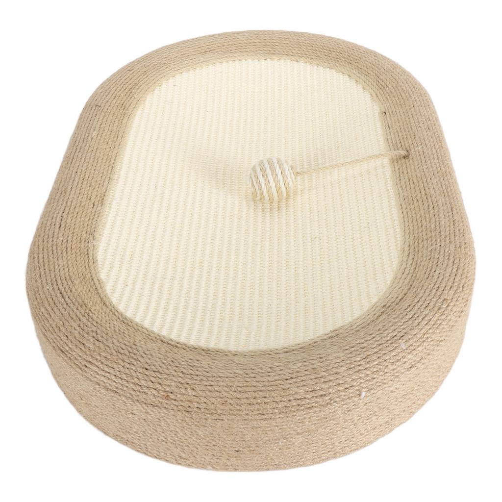 Cat Scratcher Bed 24 Inch Extra Large Anti Slip Sisal Scratching Board Bowl for Indoor Cat