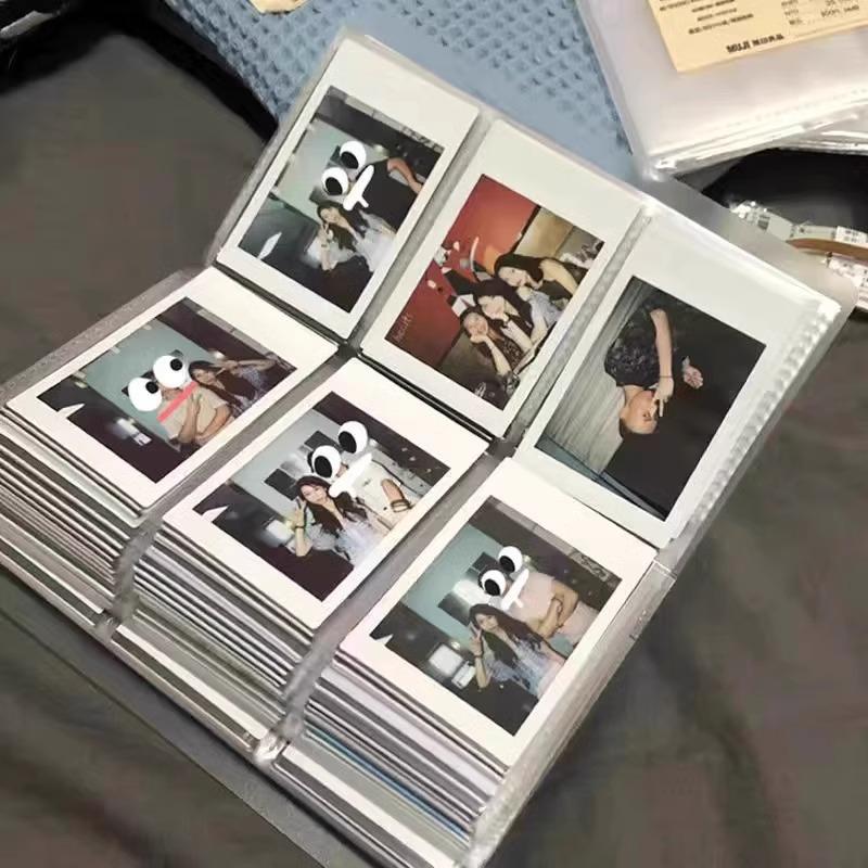 3-дюймовый фотоальбом Polaroid: Держатель для карт памяти для фотографий, открыток, наклеек, билетов в кино