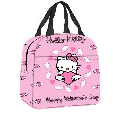 Hello Kitty Lunch Bag Large Capacity Rice Bag Bento Bag Tote Bag Waterproof Lunch Box Insulation Bag