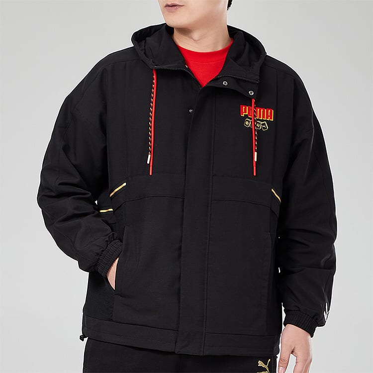 Puma Jackets Men's Black Hooded Moderate Other 531297-01